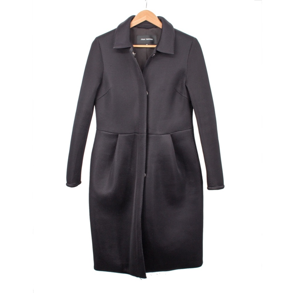 Pink Tartan Honeycomb Coat